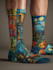 create beautiful socks design