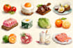 do digital food illustration