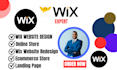 build wix website design wix website redesign wix developer