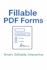 design professional fillable PDF forms with clickable fields