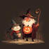 draw christmas and halloween illustrations