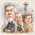 draw a caricature, cartoon caricatures