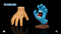 create 3d character model, toys, action figure, or statue in blender