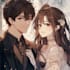 draw anime couple fan art, illustration, swf, nswf