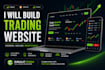 a premium forex, crypto, trading and financial website