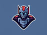design gaming robotic mascot logo