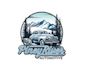 design eye catchy mountain rider logo