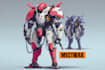 draw high quality robot, mecha concepts