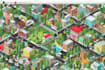 draw a unique vector or isometric map