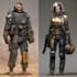 create character art and sci fi concept art