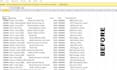 clean, format, merge, split excel data
