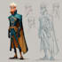 do a superhero character design