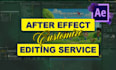 edit your after effects templates to customise video