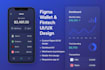 create figma mobile app design wallet app ui ux design fintech app dashboard ui