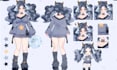 draw and rig live2d model animation vtuber model streaming avatar vrchat avatar