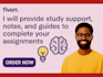 do study support, notes, and guides to complete your assignments