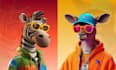 create unique 3d nft art collection character in cartoon and realistic