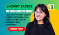 edit manage create shopify store shopify website design customized theme setup