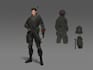 draw 2d game art military character design