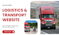 build logistic website trucking website dispatch website