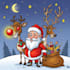 do a christmas caricatures, winter holidays cartoons