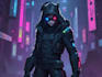 design anime character , cyberpunk character
