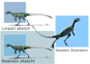 do reconstructions of organisms and prehistoric environments