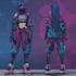 design anime character , cyberpunk character