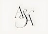 do custom monogram wedding logo and initials design