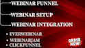 setup webinar funnel automation, webinar funnel with webinarjam, easywebinar