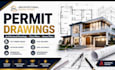 do architecture permit, structural drawing architectural drawing, permit drawing