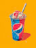 make a food pop art illustration