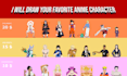 draw your oc, your photo, and favorite character