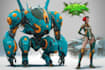 draw gundam, transformer, robot, armor, mecha