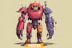 draw high quality robot, mecha concepts