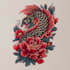 draw japanese traditional tattoo design