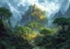 design detailed fantasy landscapes and environments