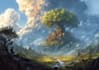 draw fantasy concept landscape illustrations