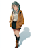 make a character design in anime style