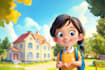 create an children book illustration
