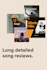review and write extensive, indepth feedback on your song