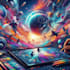 paint digital professional abstract art by hand