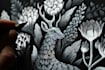 draw an animal and botanical illustration
