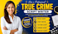 write true crime documentary body cam feature film script stage play screenplay