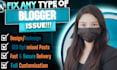 design a complete blogspot website with full SEO in 24 hours