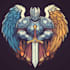 hand paint fantasy logo