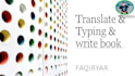write and translate texts