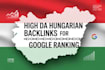 build high da hungarian SEO backlinks to boost your google hungary ranking