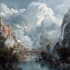 create fantasy landscape art