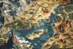 create a high quality fantasy map